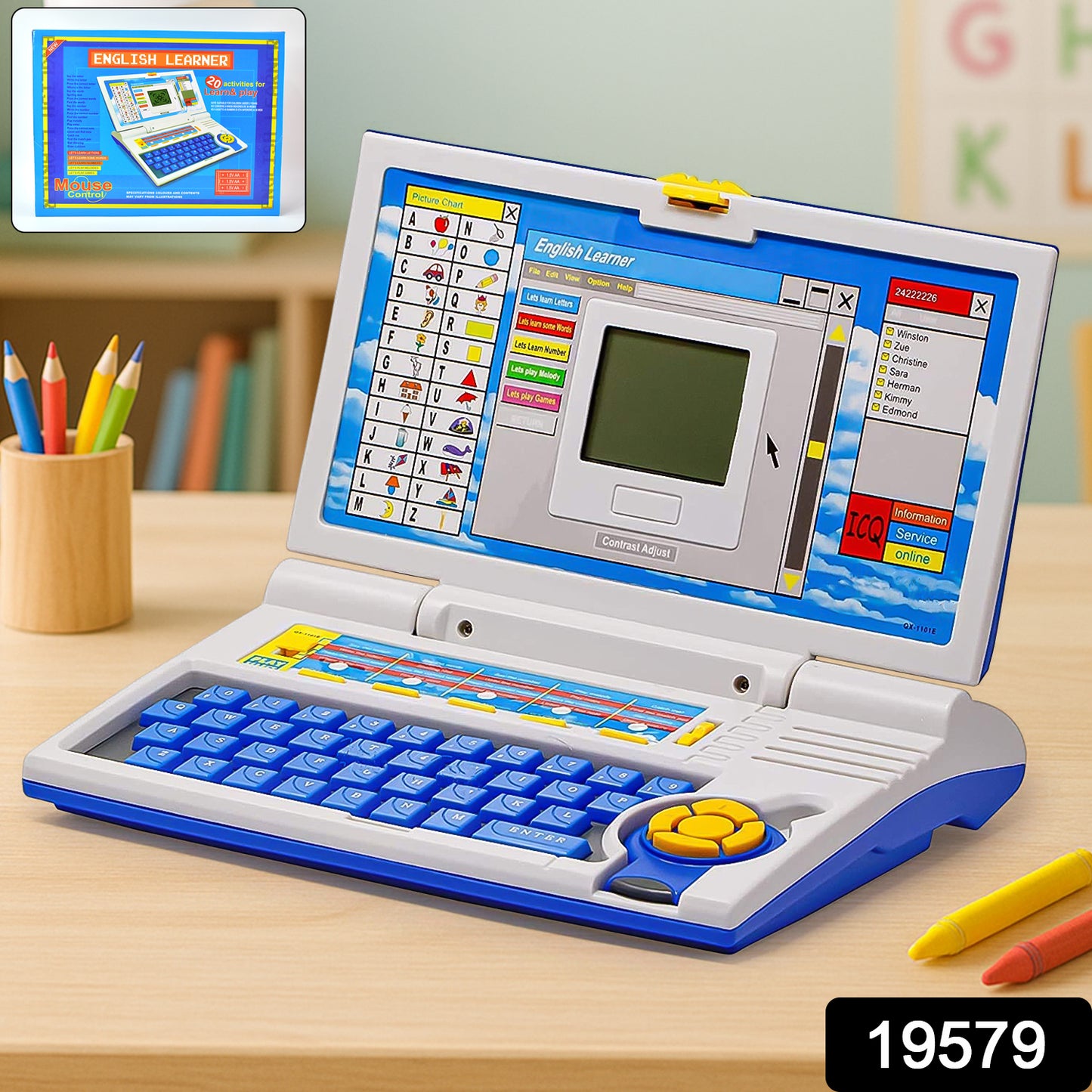 English Learner Educational Laptop Toy 20 Learning Activities