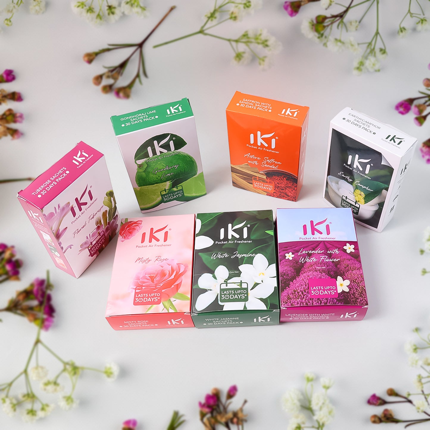 Pocket Air Freshener Mix Flevar Fragrance (1 Pkt Inside 6 Pcs )